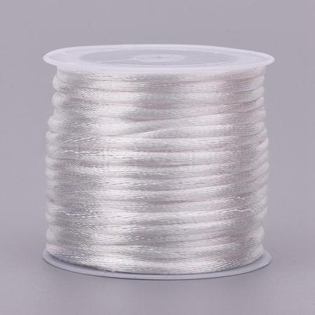 Nylon Satin Rattail Cords NWIR-L006-2mm-01-1