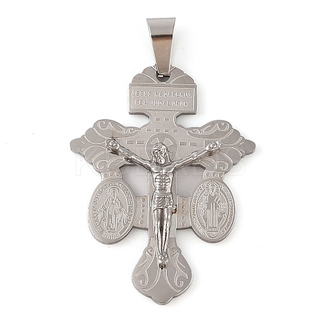 Non-Tarnish 304 Stainless Steel Pendants STAS-C103-02P-02-1