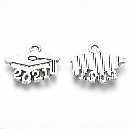 Tibetan Style Alloy Pendants TIBE-R316-145AS-RS-1