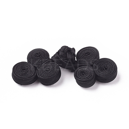 Handmade Chinese Frogs Knots Buttons Sets BUTT-WH0014-27F-1