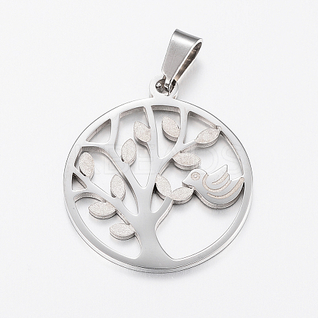 Non-Tarnish 304 Stainless Steel Pendants LS-STAS-I074-05P-1