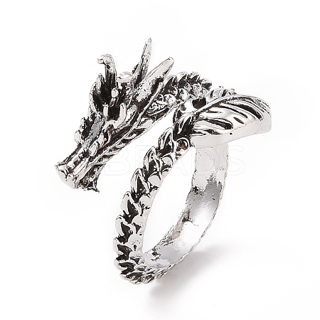 Dragon Alloy Cuff Rings for Men LS-RJEW-F126-02AS-1