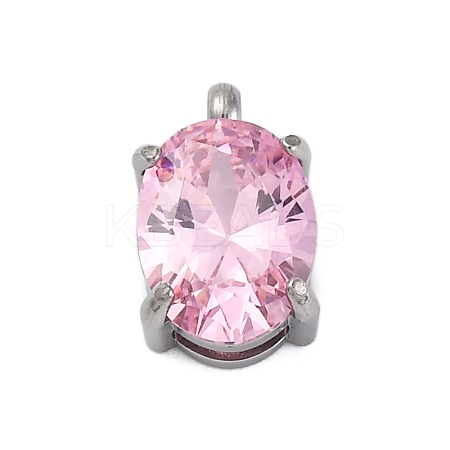 304 Stainless Steel Micro Pave Cubic Zirconia Charms STAS-L022-160P-A01-1