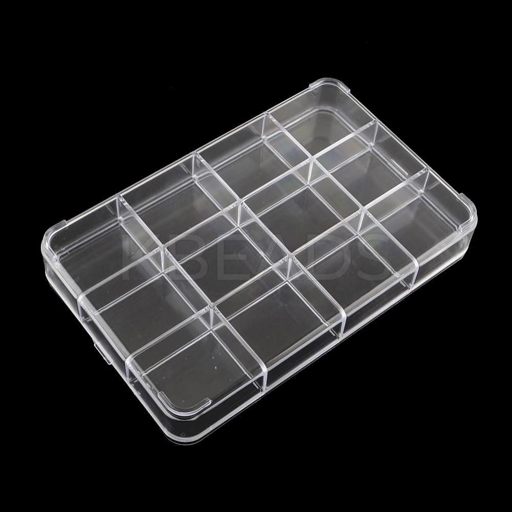 Wholesale 12 Compartments Rectangle Plastic Bead Storage Containers ...