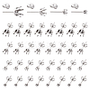 120Pcs 304 Stainless Steel Post Stud Earring Settings STAS-ME0001-29-1