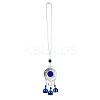 Evil Eye Alloy Lampwork Pendant Decorations LS-HJEW-M005-02E-AS-2