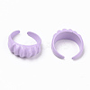 Spray Painted Alloy Cuff Rings RJEW-T011-33G-RS-2