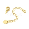 SHEGRACE Brass Curb Chain Extender XGR0147G-134G-2