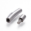 Tarnish Resistant 304 Stainless Steel Bayonet Clasps STAS-E473-01A-P-2