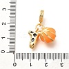 Brass Enamel Sport European Dangle Charms KK-U048-03G-03-3