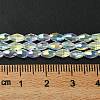 Transparent Electroplate Glass Beads Strands GLAA-K064-04A-AB03-4