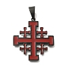 304 Stainless Steel Enamel Pendants STAS-C105-10EB-1