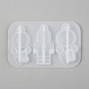 DIY Spaceman Silicone Pendant Molds X-DIY-P006-27-4