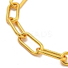 Brass Paperclip Chains Bracelets for Women LS-BJEW-G703-09G-2