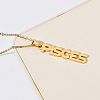 304 Stainless Steel Word Constellation Pendant Necklaces FS-WGAAB2A-02-1