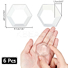 1 Set 6Pcs Self Adhesive Door Knob Bumpers AJEW-NB0006-18-2