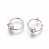 Electroplate Brass Retractable Clip-on Earrings X-EJEW-L221-02A-1