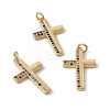 Brass Micro Pave Colorful Cubic Zirconia Pendants KK-G439-37G-3