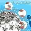 50Pcs Tibetan Style Alloy Pendants FIND-YW0008-73-5