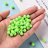 Opaque Acrylic Beads X-MACR-S370-C8mm-A30-5