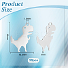 201 Stainless Steel Pendants STAS-UN0047-42-3