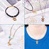 304 Stainless Steel Pendants STAS-BT0001-06G-18