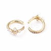 Brass Cuff Earrings EJEW-L234-004G-2