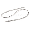 Non-Tarnish 304 Stainless Steel Twist Chain Necklaces for Women NJEW-G140-08A-P-2