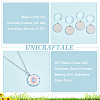 DIY Blank Dome 304 Stainless Steel Pendant Making Kits DIY-UN0056-03B-5