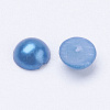 Half Round Domed Imitated Pearl Acrylic Cabochons X-OACR-H001-4x2mm-2