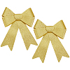 Christmas PVC Glitter Bowknot AJEW-SP0003-72B-02-1
