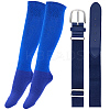 1 Pair Polycotton Solid Color Football Socks AJEW-CL0001-33C-1