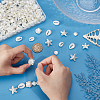 210Pcs 6 Styles ABS Imitation Pearl Beads OACR-GA0001-26-3