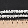 Frosted Crackle Glass Beads Strands GLAA-U001-8mm-M07-4