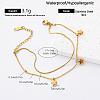 304 Stainless Steel 2-Strand Bracelets for Women FO9135-2-1