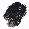 Waxed Cord and Organza Ribbon Necklace Making LS-X-NCOR-T002-332-1