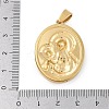 304 Stainless Steel Pendants STAS-M103-01G-01-3