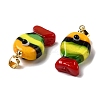 Handmade Lampwork Pendants LAMP-A007-01G-05-03-2