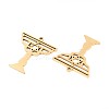 304 Stainless Steel Pendants STAS-N108-43G-2