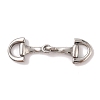 Non-Tarnish 304 Stainless Steel Hook Clasps STAS-C109-24P-1