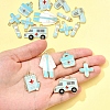 18Pcs 7 Styles Medical Theme Alloy Enamel Pendants FIND-FS0004-32B-8
