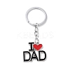 Father's Day Alloy Enamel Keychains LS-KEYC-P020-A02-1