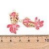 Brass Micro Pave Cubic Zirconia Pendants KK-D019-30A-G-3