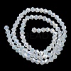 Imitation Jade Electroplate Glass Beads Strands EGLA-A039-J4mm-B05-2