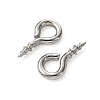 Tarnish Resistant 304 Stainless Steel Screw Eye Pin Peg Bails LS-STAS-Q224-03A-4