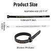 2Pcs 2 Colors Plastic Ring Sizer Measuring Tool FAMI-YW0001-01-2