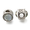 Rack Plating Alloy European Beads FIND-H005-02P-04-1
