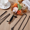 10Pcs Reusable Silicone Cable Tie AJEW-DR0001-81-3