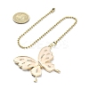 Butterfly Alloy Rhinestone Ceiling Fan Pull Chain Extenders FIND-JF00115-04-3