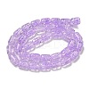 Transparent Crackle Glass Beads Strands GLAA-NH0001-04F-2